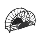 Servilletero metalico negro