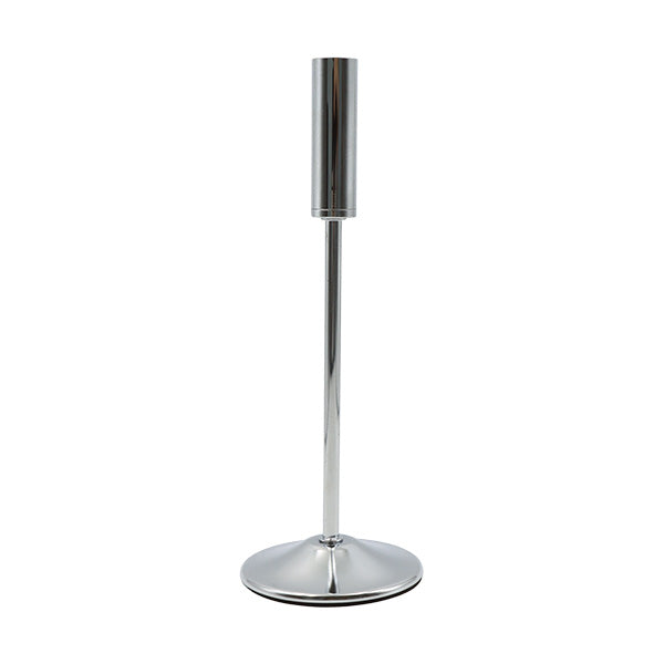 Candelabro alto mediano 34cm plata