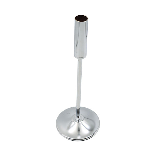 Candelabro alto mediano 34cm plata