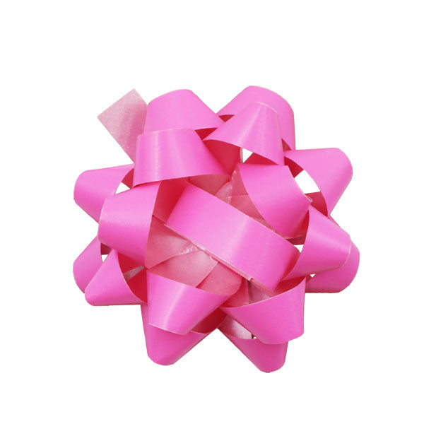 Lazo estrella 2.5 pequeño rosa