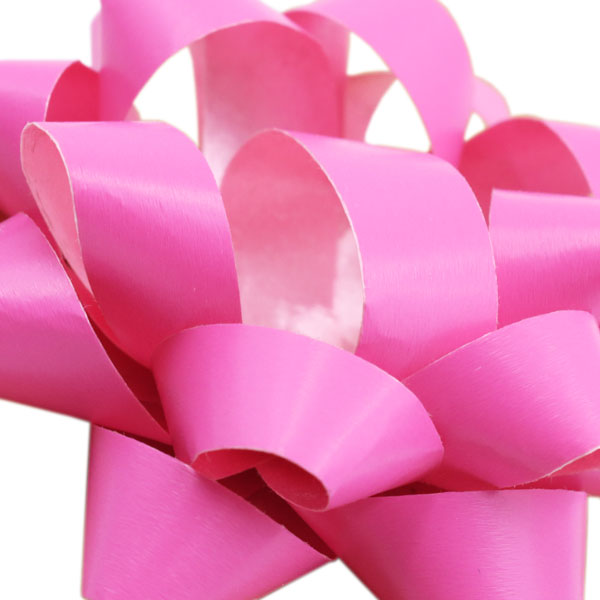 Lazo estrella 2.5 pequeño rosa