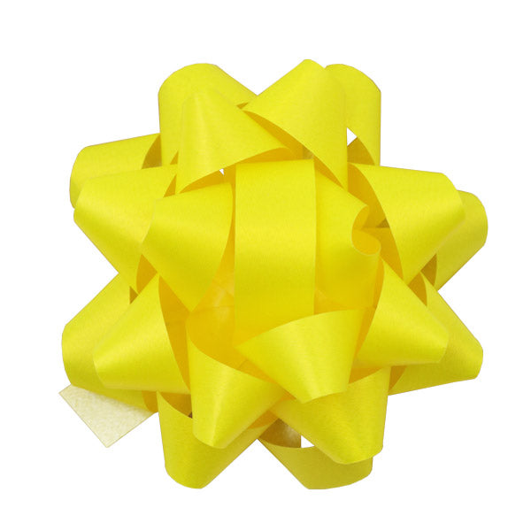 Lazo estrella 2.5 pequeño amarillo