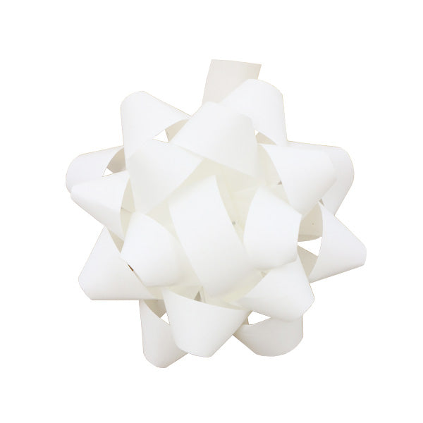 Lazo estrella 2.5 pequeño blanco