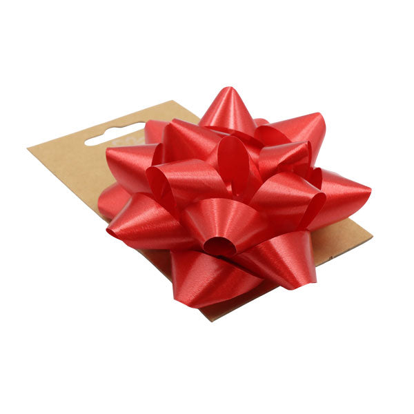 Lazo estrella 4 pequeño rojo osc