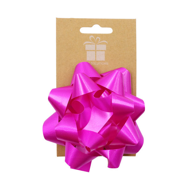 Lazo estrella 4 pequeño fucsia