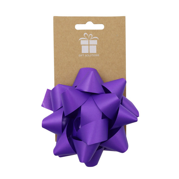 Lazo estrella 4 pequeño morado