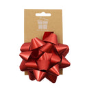 Lazo estrella 4 pequeño rojo metal