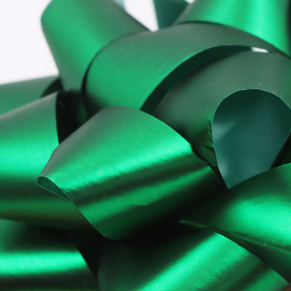 Lazo estrella 4 pequeño verde metal