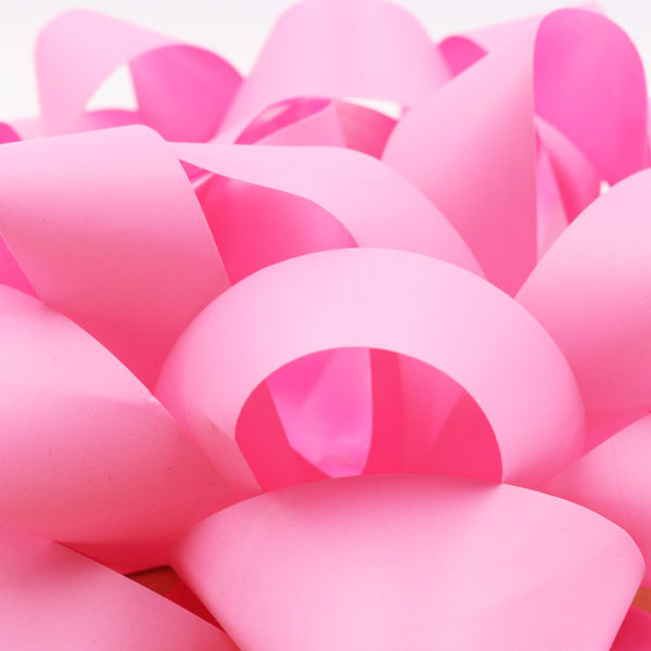 Lazo estrella 6 pequeño rosa