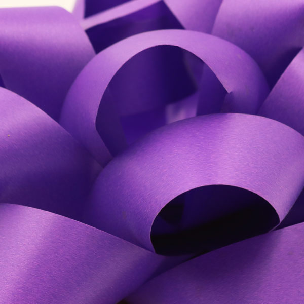 Lazo estrella 6 pequeño morado