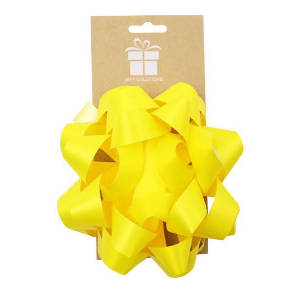 Lazo estrella 6 pequeño amarillo