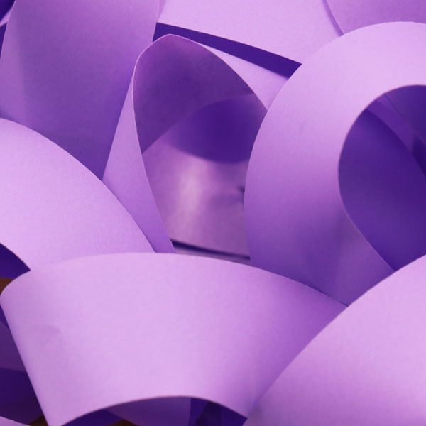 Lazo estrella 6 pequeño lila