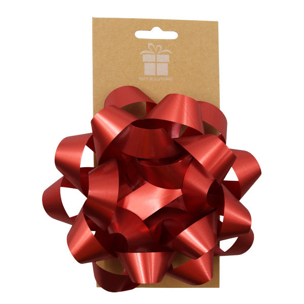 Lazo estrella 6 pequeño rojo metal