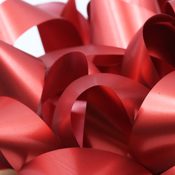 Lazo estrella 6 pequeño rojo metal