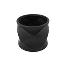 Jarron decorativo negro