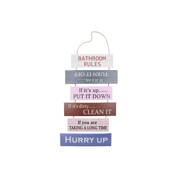 Cuadro decorativo frases baño
