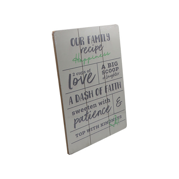 Cuadro madera family 30x40