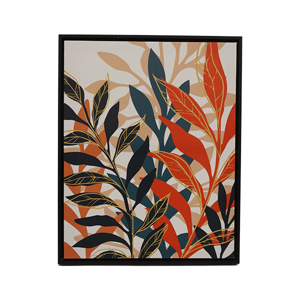 Cuadro decorativo hojas