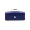 Caja chica para dinero color azul