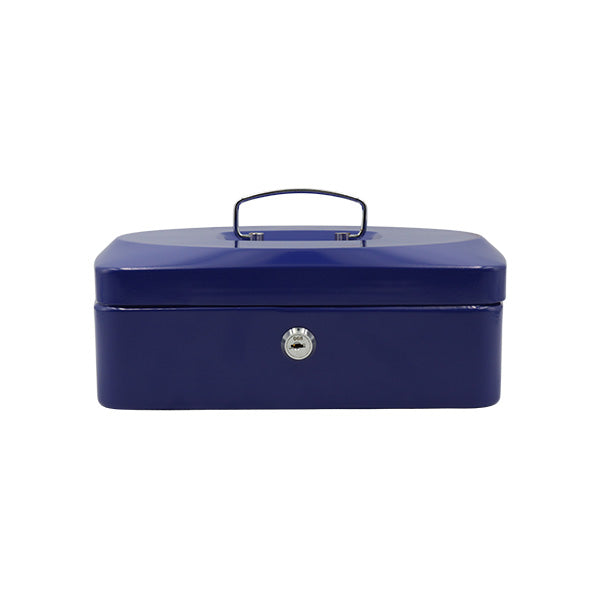 Caja chica para dinero color azul