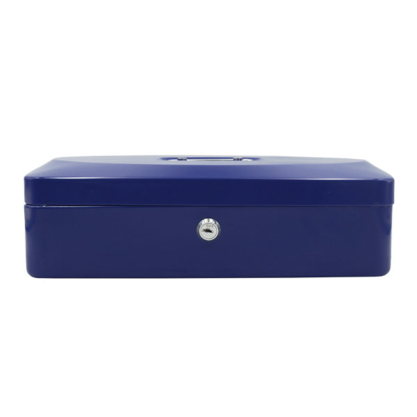 Caja chica para dinero color azul