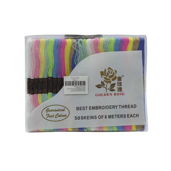 Set de hilos para bordear 50unidades