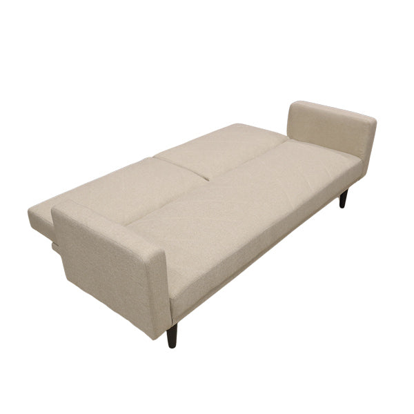Sofá cama de 3 plazas beige