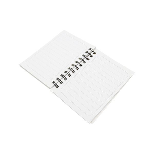 Libreta espiral mediana amarillo 60 hojas Basic