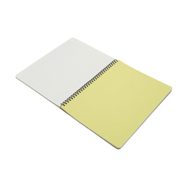 Cuaderno resorte kraft 100 hojas color natural Basic