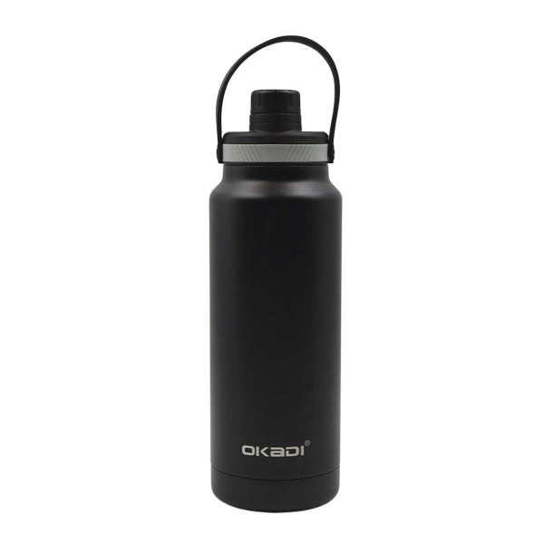 Botella deportiva 1 litros negro Okadi