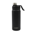 Botella deportiva 650ml negro Okadi