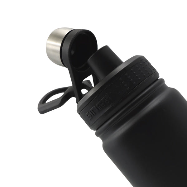 Botella deportiva 650ml negro Okadi