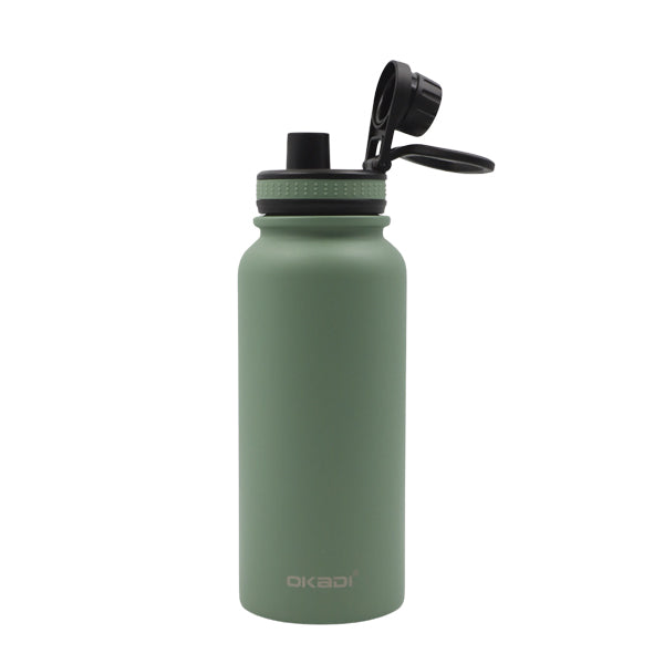 Botella deportiva 900ml verde Okadi
