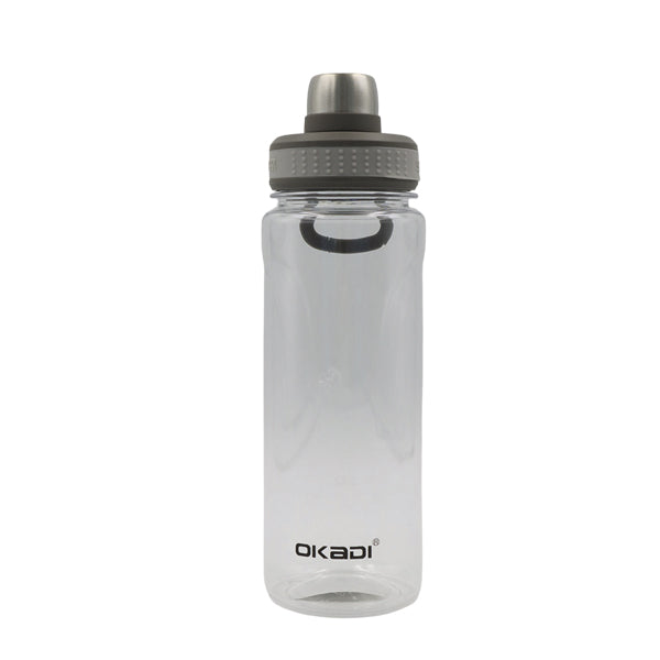 Botella plástica 850ml gris Okadi