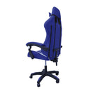 Silla gaming azul-blanco Prime Tech