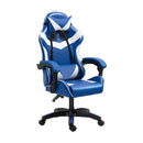 Silla gaming azul-blanco Prime Tech