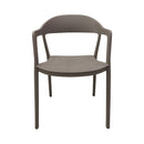 Silla plástica gris