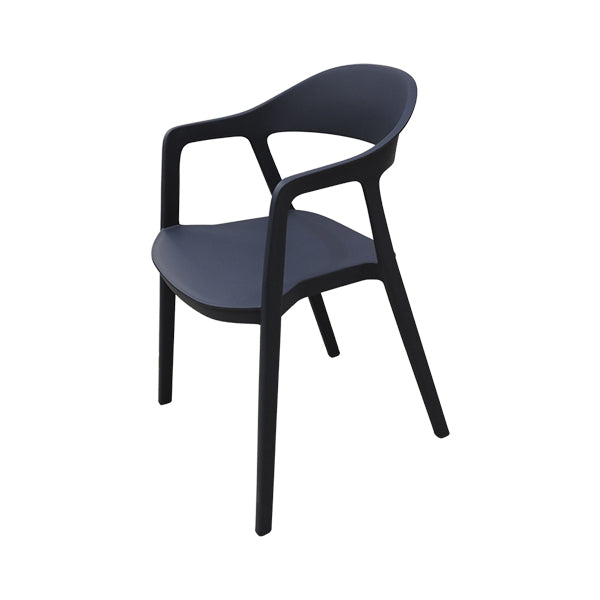 Silla plastica azul