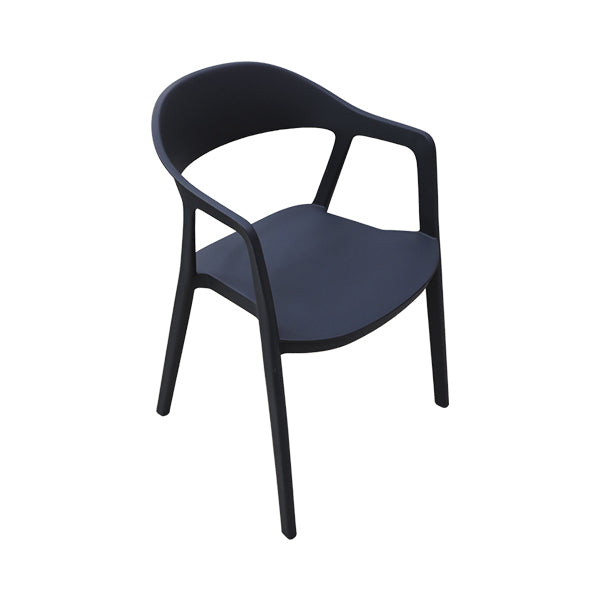 Silla plastica azul