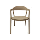 Silla plástica beige