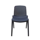 Silla plástica azul