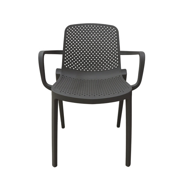 Silla plastica gris