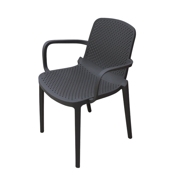 Silla plastica gris