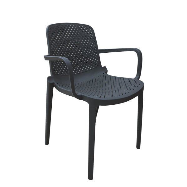 Silla plastica gris