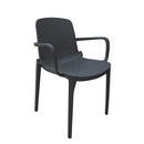 Silla plastica gris