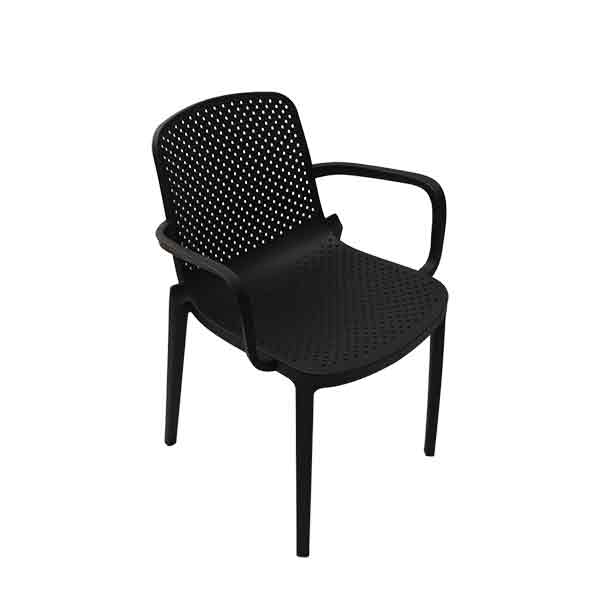 Silla plastica azul