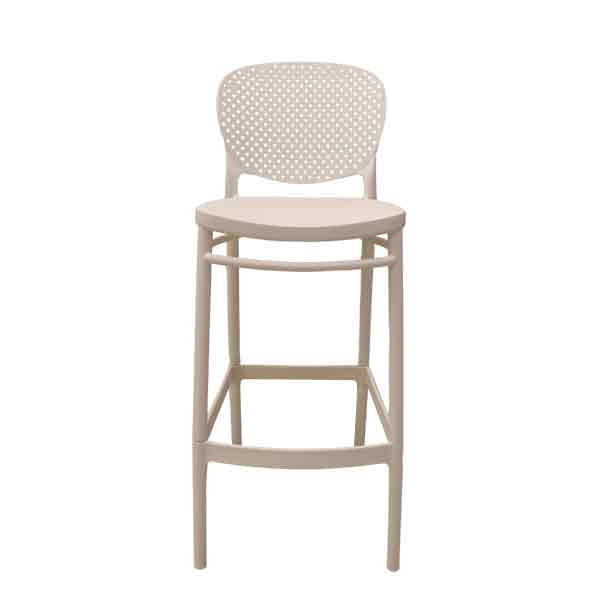 Silla alta blanca