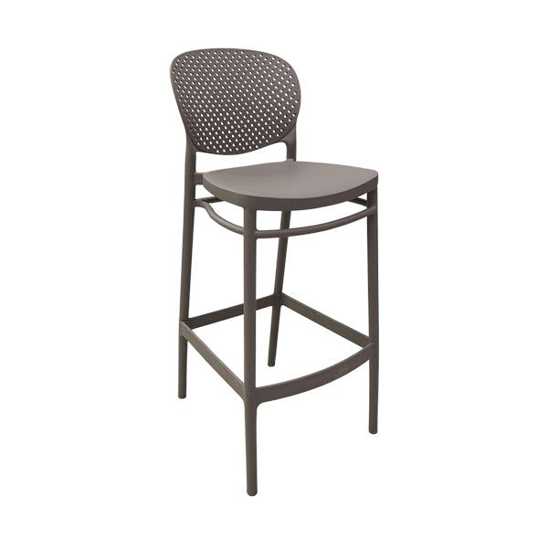 Silla alta gris