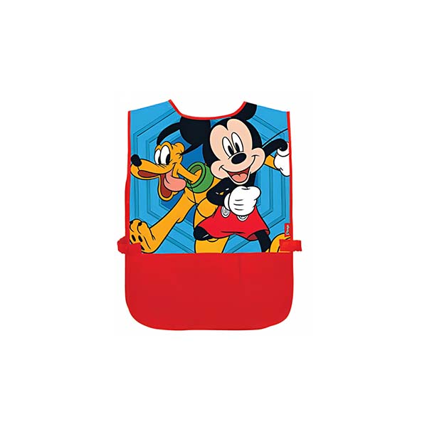 Delantal rojo sin manga Mickey Primavera