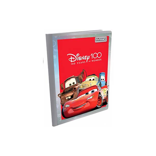 Cuaderno cosido 100 hojas Cars 1 Primavera